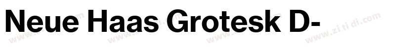 Neue Haas Grotesk D字体转换 Neue Haas Grotesk D字体转换